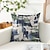 baratos estilo abstrato-Capa Decorativa de Almofadas Abstrata Vintage 1PC Capa de Almofada Quadrada Macia para Quarto Sala de Estar Sofá Cadeira