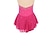 abordables Robes de Patinage Artistique-Robe de patinage artistique Femmes Fille Patinage Robe Rose rouge Patchwork Dos Nu Maille Spandex Élastique Entraînement Pratique Professionnel Tenue de Patinage Chaleur Thermique cristal pailleté