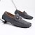 billiga Slip-ons och loafers till herrar-vinröd mocka loafers för män – slip-on körmockasiner med metallaccent för vardags- och affärskläder