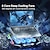cheap Stands &amp; Cooling Pads-Gaming Laptop Cooling Pad with 8 Cooling Fans Laptop Fan Cooler Pad for 15-17.3 Inch Cooler Stand with 6 Height Adjustable RGB Cooling Pad with Two USB Port &amp; Phone Stand