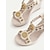 economico Sandali con zeppa-sandali con zeppa e cinturino a T con perline da donna – eleganti scarpe con plateau bohémien per l'estate, la spiaggia e le vacanze