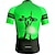 abordables Maillots pour hommes-Homme Maillot de cyclisme Lettres &amp; Chiffres Manche Courte Cyclisme T-shirt Maillot avec 3 poches arrière VTT Vélo tout terrain Séchage Rapide Design Anatomique Évacuation de l&#039;Humidité Respirant Des