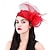 abordables Tocados-Tocados Sinamay Boda Fiesta de Noche Elegante Boda Con Gorra Celada Sombreros