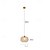 baratos Luzes pendentes-20 cm Design Único Luzes Pingente Metal Acrílico Galvanizar Moderno 110-120V 220-240V