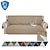 abordables Housse de canapé-Housse de canapé imperméable pour coussin de canapé, housse de protection de meubles résistante à l'eau avec bâtons en mousse et sangles élastiques pour animaux de compagnie et chats