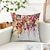 billige blomster- og plantestil-Maleri Blomster Dekorativ Pude Cover 1PC Blød Firkantet Sofa Pude Case Pudevår Soveværelse Stue Sofa Stol