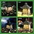 abordables Éclairages pour allées-Lampe solaire de jardin, éclairage d&#039;extérieur, éclairage de maison, LED, étanche IP65, en résine, pour décoration de jardin, pelouse, cour, 1x