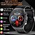 tanie Smartwatche-iMosi ET488 Inteligentny zegarek 1.43 in Inteligentny zegarek Bluetooth EKG + PPG Monitorowanie temperatury Krokomierz Kompatybilny z Android iOS Damskie Męskie Odbieranie bez użycia rąk Wodoodporny