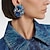 cheap Accessories and More-Women&#039;s Stud Earrings Geometrical Precious Statement Sweet Imitation Diamond Earrings Jewelry Pink / Blue For Wedding Party 1 Pair