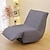 billige Futon sofa cover.-1 stk elastisk armløs gulvsofatrekk lat boy relax sofa slipcover stretch enkelt sofa putetrekk for stue hjemme