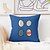 voordelige Vakantie kussensloop-Paas Eieren Decoratieve Gooi Kussenshoes 1PC Zacht Vierkant Bank Kussenhoes Kussenhoes voor Slaapkamer Woonkamer Bank Stoel Zwart Blauw Groen