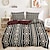 baratos 100% algodão-Capa de Edredom Étnica Vintage Conjunto Completo de Cama Cobre Leito de Edredom Macio e Leve com 2 Capa de Travesseiro para Verão Primavera