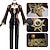 abordables Costume de jeu vidéo-Genshin Impact Mavuika Manga Costume de cosplay Tenues Costumes de Cosplay Costumes de jeux vidéo Halloween Carnaval Soirée Comic-Con Costume Pour Femmes Adulte