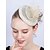 cheap Fascinators-Headdress Sinamay Fedora Hat Horse Race Vintage Cute With Pearl Headpiece Headwear