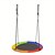 voordelige Koel buiten-regenboog 40&quot; schotel boomschommel - 700lb capaciteit, waterdichte oxford stof met verstelbare touwen voor speeltuin &amp;plezier in de achtertuin