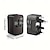 baratos eletrodomésticos-adaptador de viagem universal plugue multipinos porta usb dupla tomada carregador conversor eu eua reino unido au plugue disponível