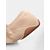 abordables Zapatos de baile para entrenar-Zapatos de baile jazz beige con suela dividida para mujer: bailarinas de punto elástico suave para entrenamiento en estudio