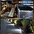 cheap Outdoor Wall Lights-4 Pcs LED Solar Step Landscape Lights Outdoor Fence Light Waterproof Wall Light 24LEDs Home Garden Pathway Lighting Decoration