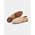 abordables Zapatos de baile para entrenar-Zapatos de baile jazz beige con suela dividida para mujer: bailarinas de punto elástico suave para entrenamiento en estudio