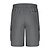 billige Klassisk-Herre Shorts med lommer Shorts Sommer shorts Casual shorts Elastisk Talje Multi lomme Lige ben Vanlig Påførelig Svedtransporende Knælængde Afslappet Daglig udendørs Mode Gade Navyblå Kakifarvet