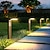 abordables Éclairages pour allées-Lampes solaires à LED pour allée, éclairage d&#039;extérieur, paysage lumineux et étanche, pour cour, patio, arrière-cour, pelouse, allée, jardin, décoratives avec lumière blanche chaude et froide