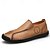 baratos Sapatilhas e Mocassins para Homem-mocassins masculinos de couro sintético genuíno bege – sapatos casuais de condução com costura feita à mão para atividades ao ar livre e viagens