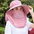 abordables chauffage et refroidissement-chapeau de soleil d'été avec couverture complète du visage, casquette rafraîchissante à large bord avec protection UV pour femmes &amp;hommes, cyclisme, plein air, cueillette de thé