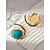 preiswerte Ohrringe-Damen Ohrringe Klassisch glücklich Stilvoll Ohrringe Schmuck Gold Für Hochzeit Party 1 Paar