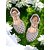 baratos Florista-sapatos mary jane brilhantes com strass para meninas - sapatos sociais com bordas recortadas para casamentos e festas