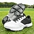 preiswerte Herren Golfschuhe-Herren Sneaker Golfschuhe Mikrofaser Wasserdicht Bequem Rutschfest Schnürung Schwarz / weiss Gelb Blau