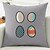 voordelige Vakantie kussensloop-Paas Eieren Decoratieve Gooi Kussenshoes 1PC Zacht Vierkant Bank Kussenhoes Kussenhoes voor Slaapkamer Woonkamer Bank Stoel Zwart Blauw Groen