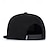 billiga Huvudbonader för herrar-Herr Snapback hatt Solhatt Vit Svart / vit Bomull / Polyesterblandning Broderad Mode Ledigt Dagligen Ogräsblad Justerbara Solskyddskräm Andningsfunktion