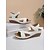 economico Sandali Comodi-sandali aperti con velcro per donna - sandali con zeppa comodi e casual estivi per camminare e viaggiare
