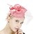 voordelige Bruiloften &amp; Feesten-Helm Sinamay Bruiloft Avond Feest Elegant Bruiloft Met Pure Kleur Helm Hoofddeksels