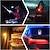 abordables Lampes torches tactiques-Lampe torche LED puissante, petite, blanche et rouge, 1 200 lm, rechargeable par USB, 10 modes, mini lampe de poche porte-clés avec clip, étanche IP67