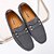 billiga Slip-ons och loafers till herrar-vinröd mocka loafers för män – slip-on körmockasiner med metallaccent för vardags- och affärskläder