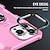 cheap iPhone Cases-Phone Case For iPhone 16 15 14 Pro Max Plus 13 12 11 Pro Max Back Cover Ring Holder Magnetic Shockproof Retro PC