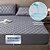 cheap Sheets &amp; Pillowcase-Queen Full King Protective Bed Cover Waterproof Mattress Protector Quilted Fitted Mattress Pad Bed Protector Thick Bed Cover Non-Slip Fitted Sheet with Deep Pocket Noiseless Hypoallergic