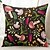 voordelige bloemen &amp; planten stijl-Paddenstoel Plant Decoratieve Kussenslopen 1PC Zacht Vierkant Bankkussen Hoes Kussenhoes voor Slaapkamer Woonkamer Bank Stoel