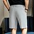 ieftine Pantaloni scurți de rochie-Bărbați Pantaloni Scurți Pantaloni scurti de rochie Bermude Buzunar Picior drept Simplu Confort Fără călcat Lungimea genunchiului Oficial Birou Afaceri Modă Șic Stradă Negru Bleumarin