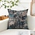 baratos estilo abstrato-Capa Decorativa de Almofadas Abstrata Vintage 1PC Capa de Almofada Quadrada Macia para Quarto Sala de Estar Sofá Cadeira