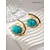 preiswerte Ohrringe-Damen Ohrringe Klassisch glücklich Stilvoll Ohrringe Schmuck Gold Für Hochzeit Party 1 Paar