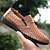 abordables Chaussures sans lacets &amp; mocassins-Mocassins à enfiler pour hommes à motif crocodile marron - chaussures d&#039;affaires et décontractées élégantes avec un design en similicuir texturé