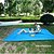 abordables Protection Solaire-un morceau de auvent carré multifonctionnel extérieur, auvent de plage de protection solaire, parasol, tapis de sol argenté clair