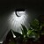 economico Applique per esterni-4 pezzi luce da parete solare impermeabile per esterni cortile giardino recinzione scala parete balcone recinzione illuminazione luce bianca luce calda radiante