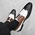 cheap Brogue Shoes-Men's Tri-Color Wingtip Oxford Brogue Shoes in Black, White, and Brown, Gatsby-Inspired Leather Spectator Shoes for Vintage Party, Wedding, and Formal Evening Events