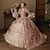 abordables Vestidos-Vintage Rococó Renacimiento Maxi Vestidos Normal Julieta Princesa Reina Elizabeth Plisado Ostentoso Princesa Escote Cuadrado Disfraz Mujer Víspera de Todos los Santos Carnaval Mascarada Rendimiento