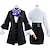 billiga Animekostymer-Genshin Impact Clorinde Animé Cosplay-kostym Skor Cosplay Peruker Cosplay-kostymer Cosplay Peruker Cosplay Skor Halloween Maskerad Prestanda Fest Kappa Skjorta Kjol Till Dam Vuxna