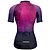 cheap Women&#039;s Jerseys-Women&#039;s Cycling Jersey Geometric Gradient Short Sleeve Bike Tee Tshirt Jersey with 3 Rear Pockets Mountain Bike MTB Quick Dry Anatomic Design Wicking Breathable Sports Blue Dark Green Purple Clothing
