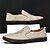 economico Slip-ons e mocassini da uomo-mocassini slip-on in pelle scamosciata beige da uomo – scarpe mocassino casual fatte a mano per l&#039;uso quotidiano